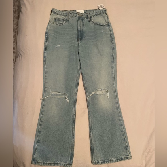 Frame Denim Light Blue Flare Jeans - Picture 1 of 6